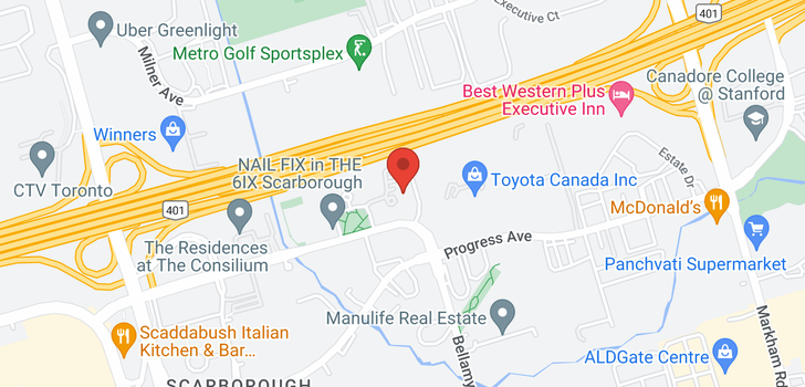 map of #1501 -11 LEE CENTRE DR